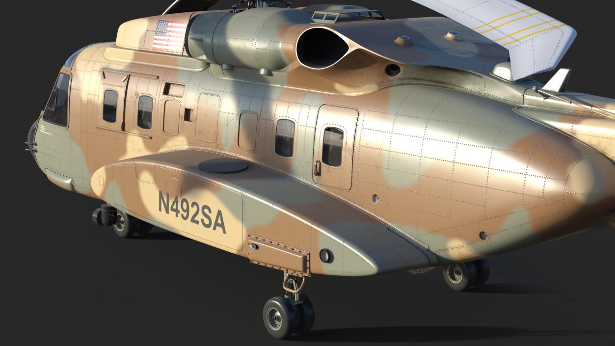 3D Sikorsky H-92 Superhawk model