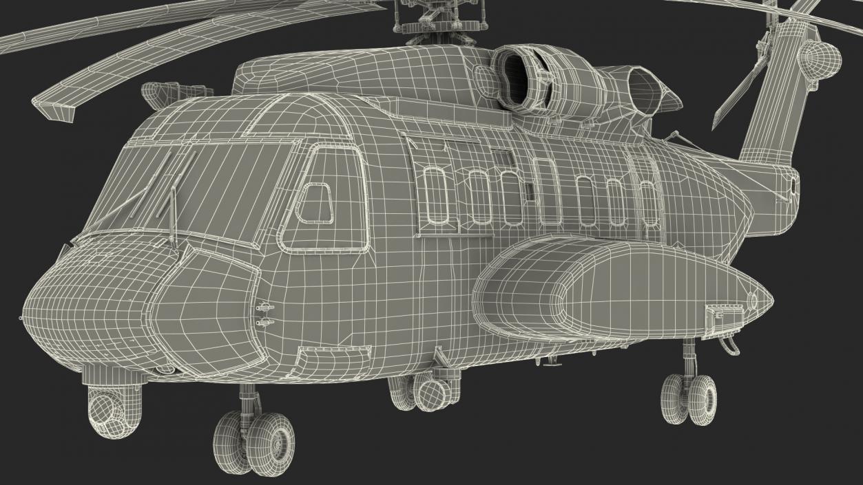 3D Sikorsky H-92 Superhawk model