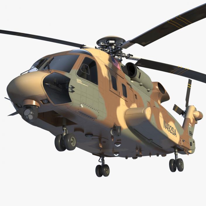 3D Sikorsky H-92 Superhawk model