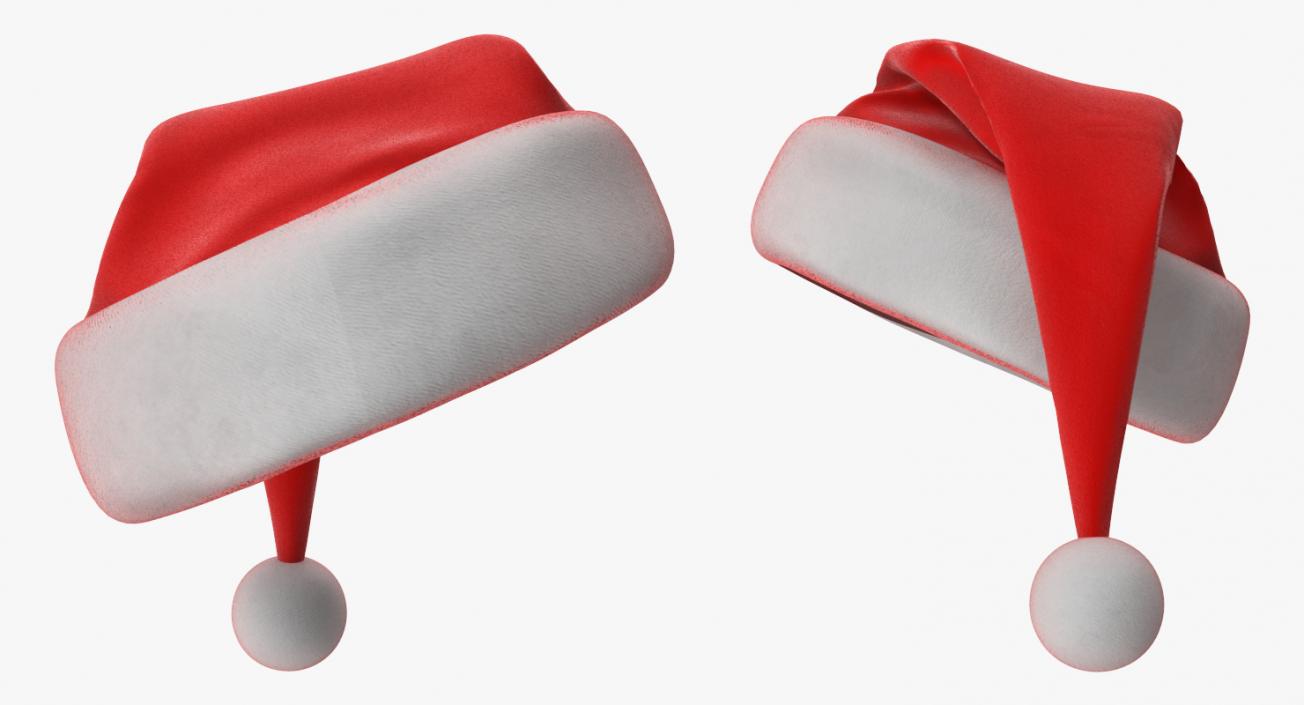 3D model Santa Claus Hat