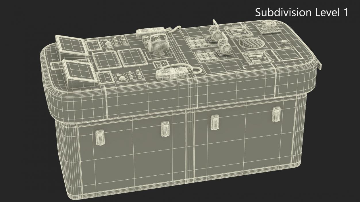 3D model Ship Control Station