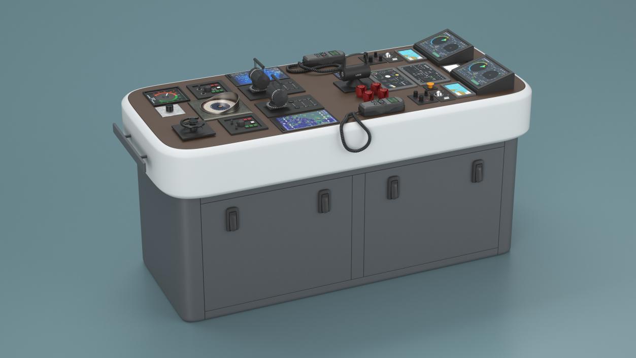 3D model Ship Control Station