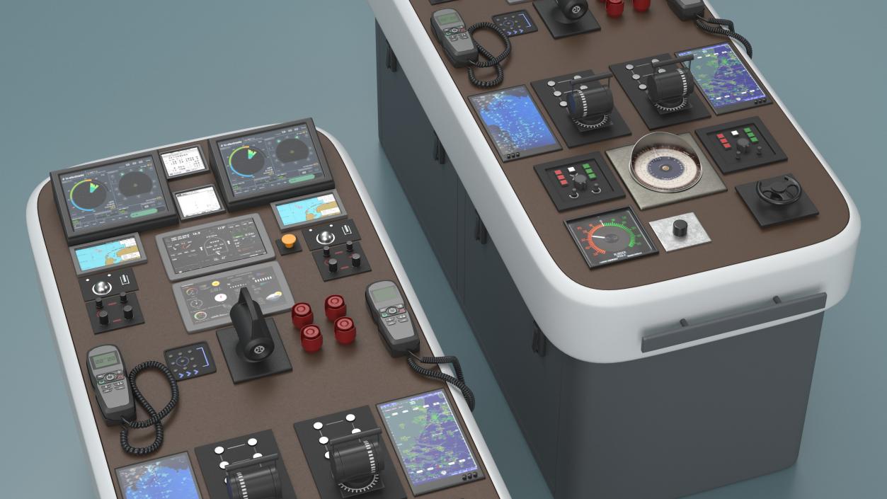 3D model Ship Control Station