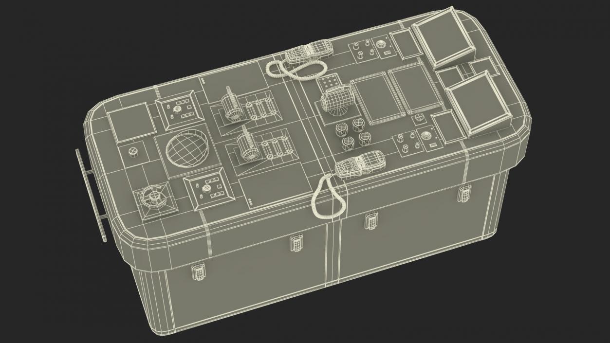 3D model Ship Control Station