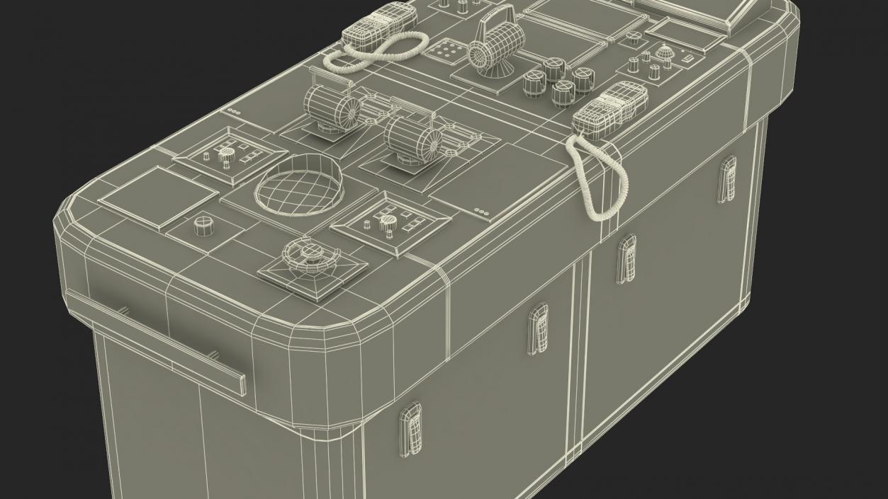 3D model Ship Control Station