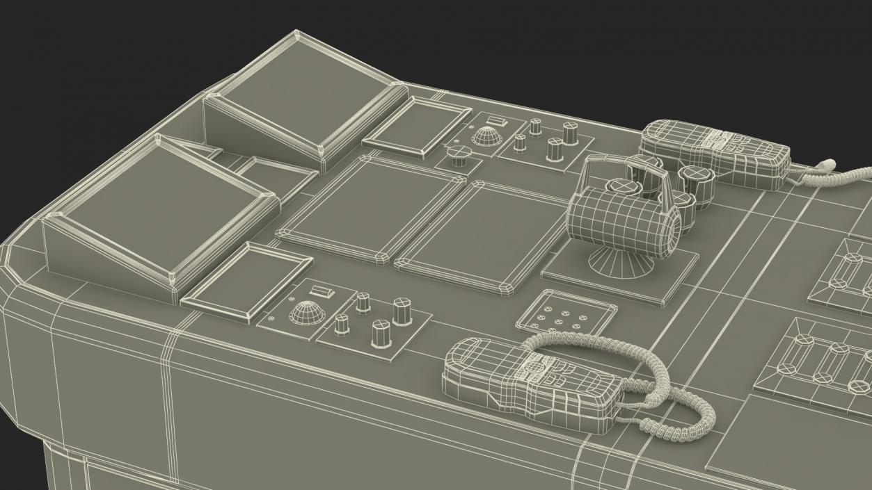 3D model Ship Control Station