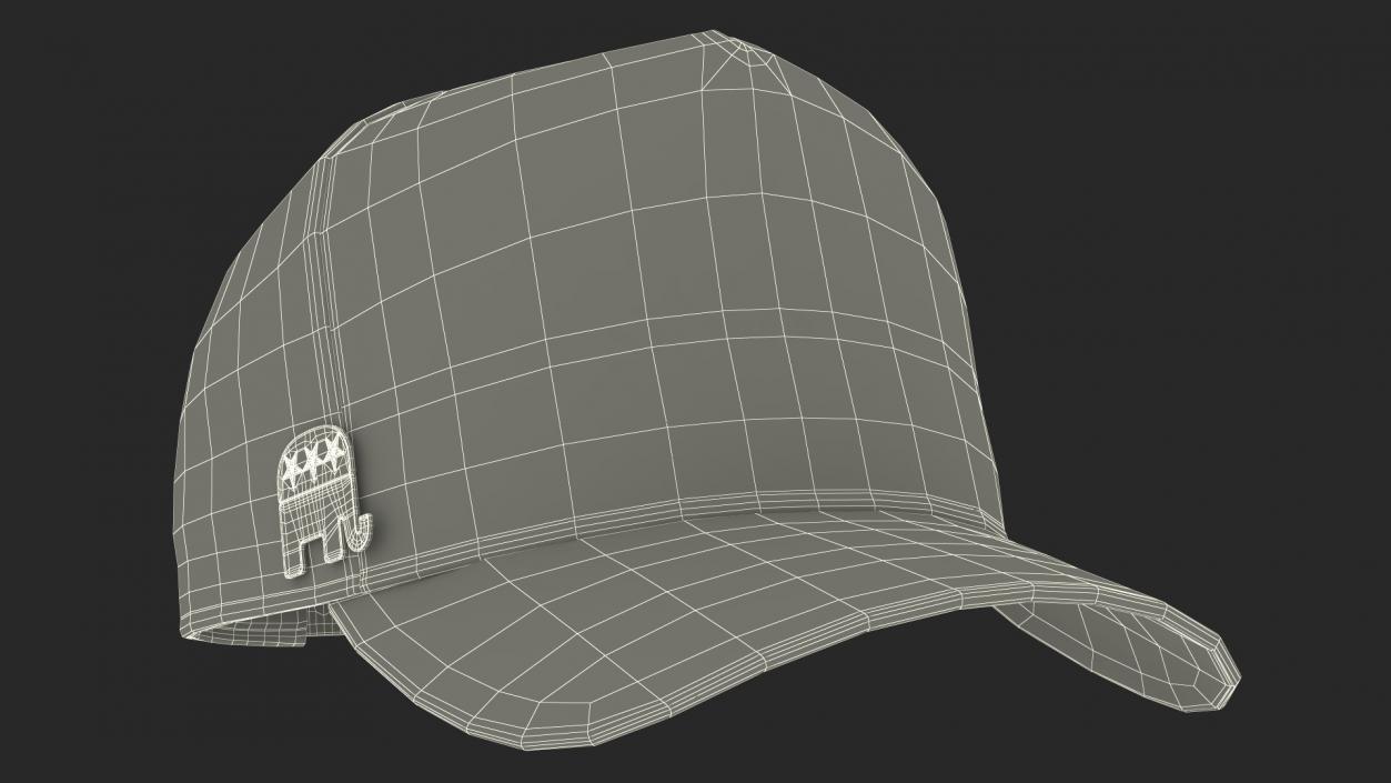 3D model Republican Party Symbol on Trump Baseball Cap