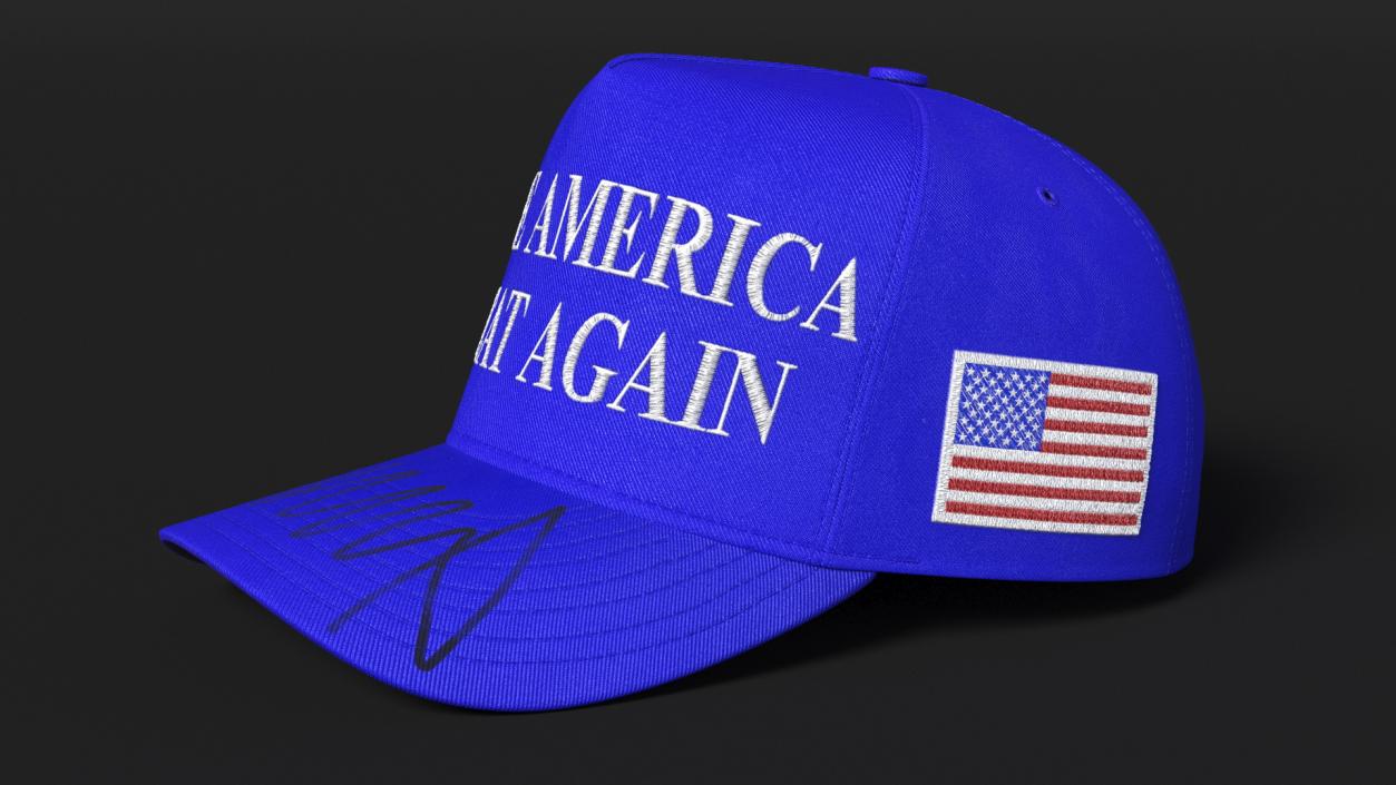 3D model Republican Party Symbol on Trump Baseball Cap