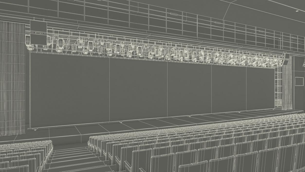 Big Conference Hall 3D model