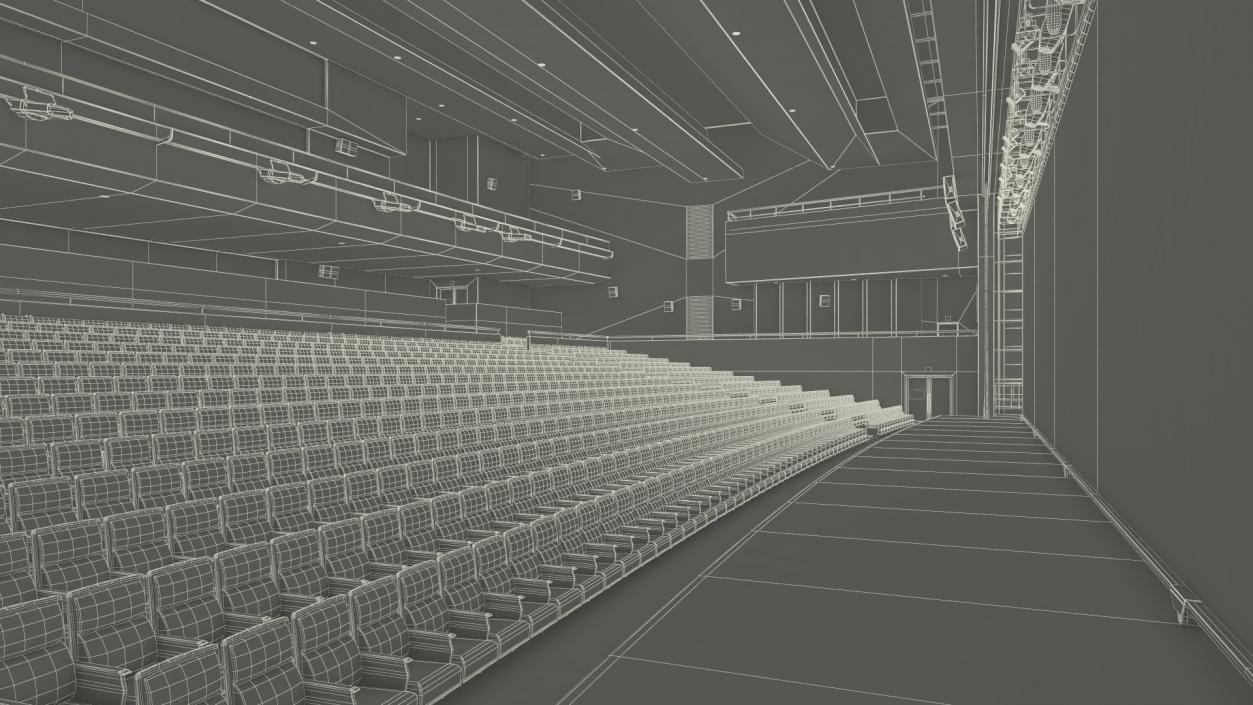 Big Conference Hall 3D model