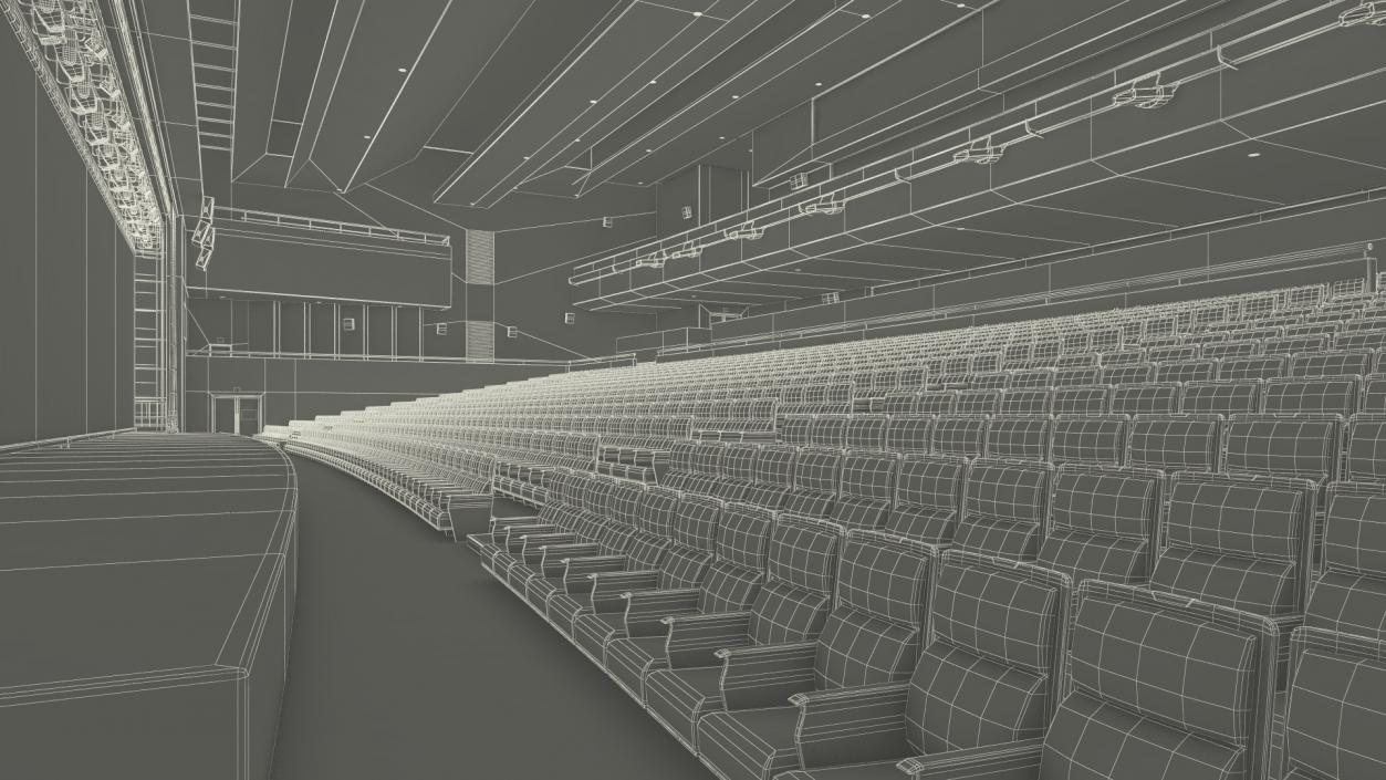 Big Conference Hall 3D model