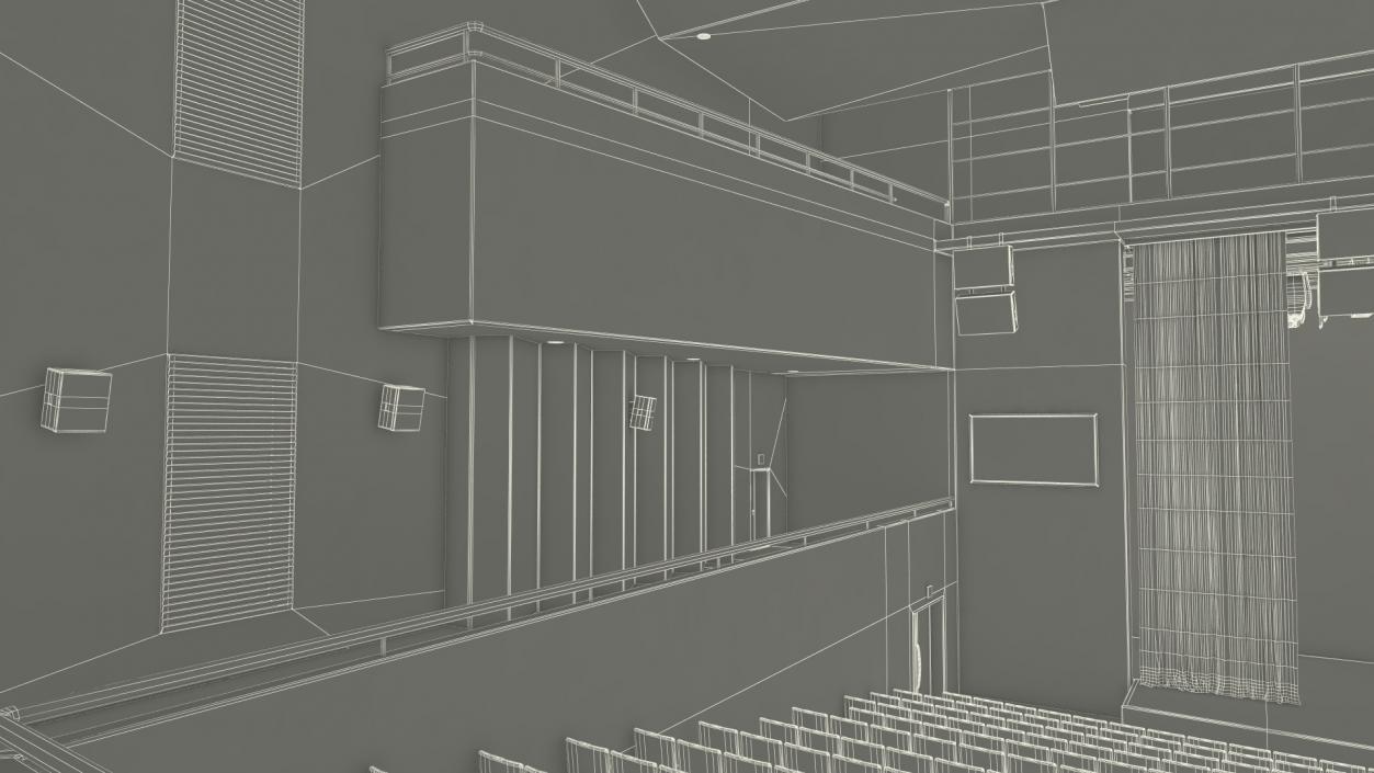 Big Conference Hall 3D model