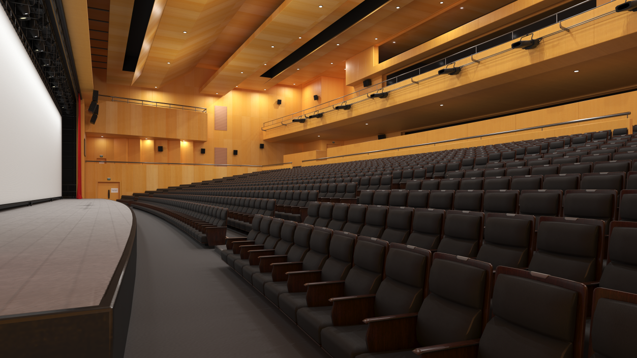 Big Conference Hall 3D model