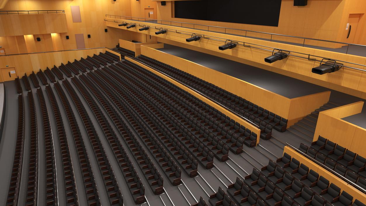 Big Conference Hall 3D model