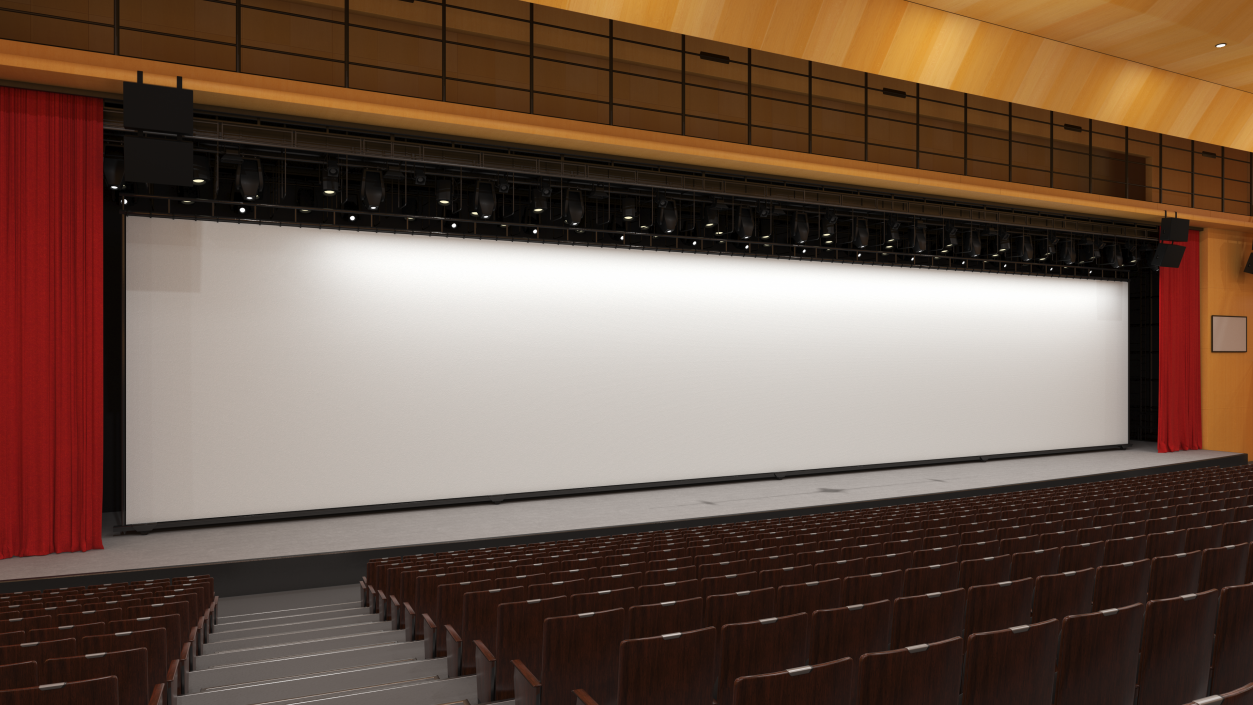 Big Conference Hall 3D model