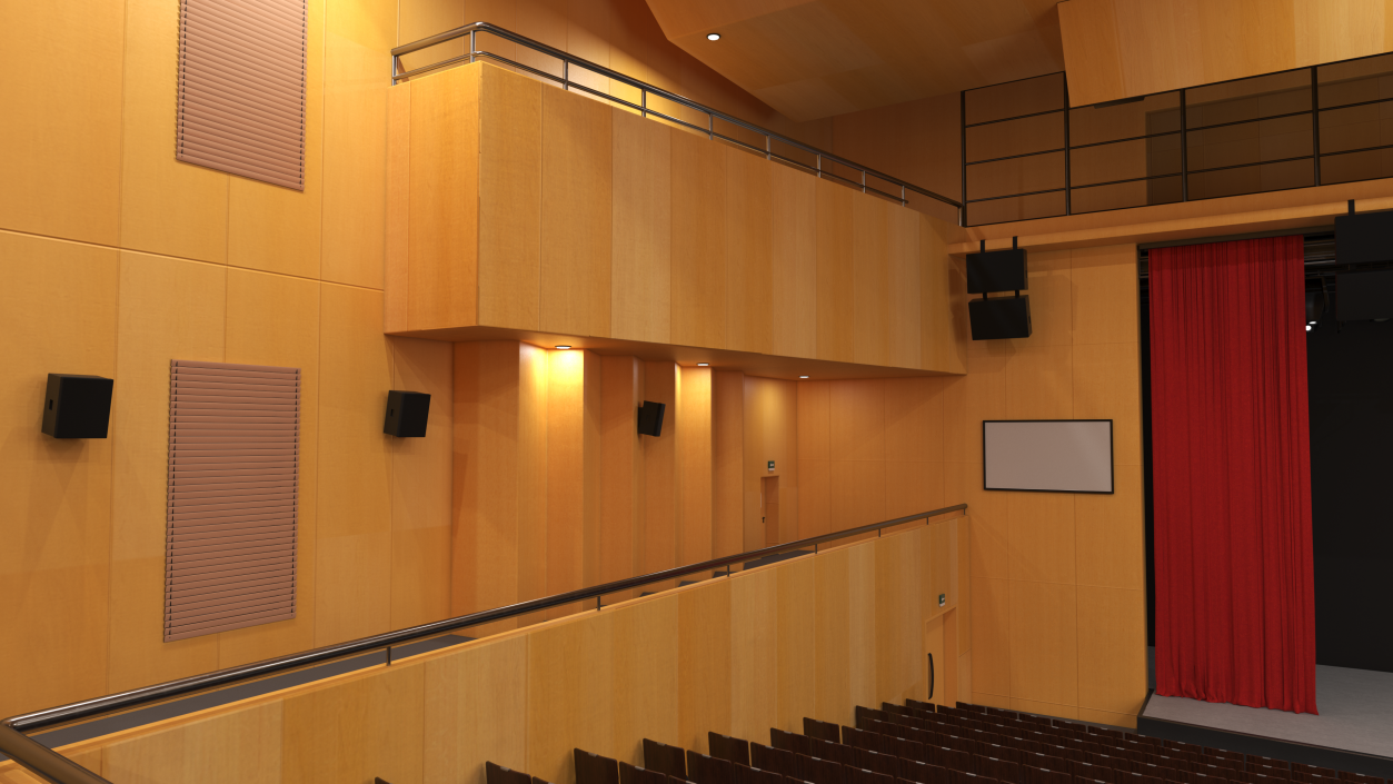 Big Conference Hall 3D model