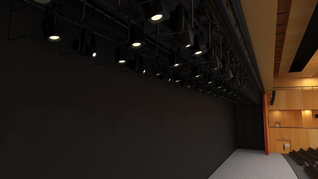 Big Conference Hall 3D model