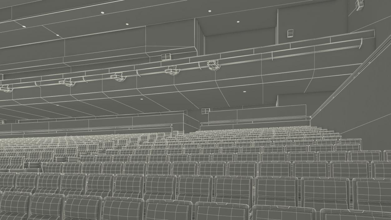 Big Conference Hall 3D model