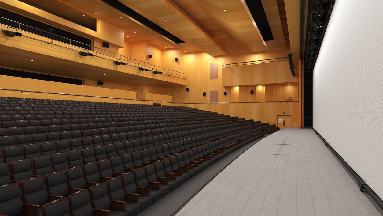 Big Conference Hall 3D model