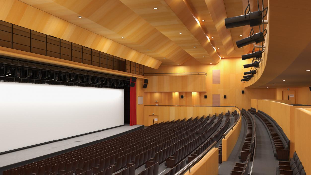 Big Conference Hall 3D model