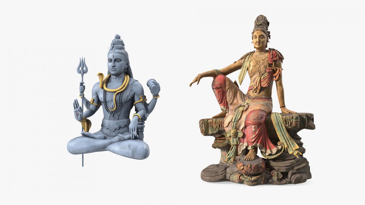 Mythical Gods Collection 3D model