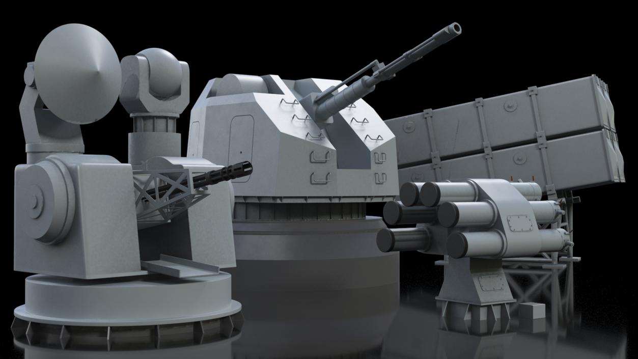 3D model Frigate Armament Set