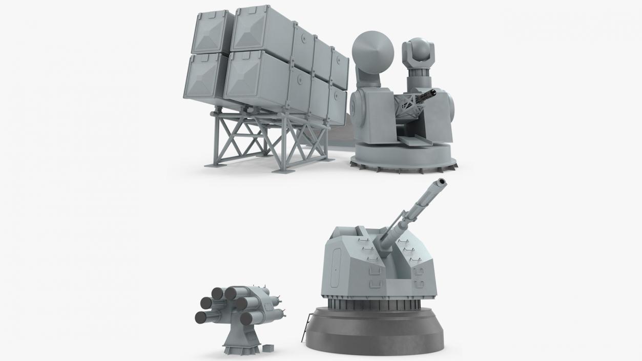 3D model Frigate Armament Set