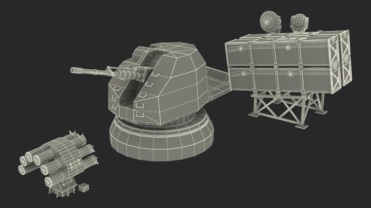 3D model Frigate Armament Set