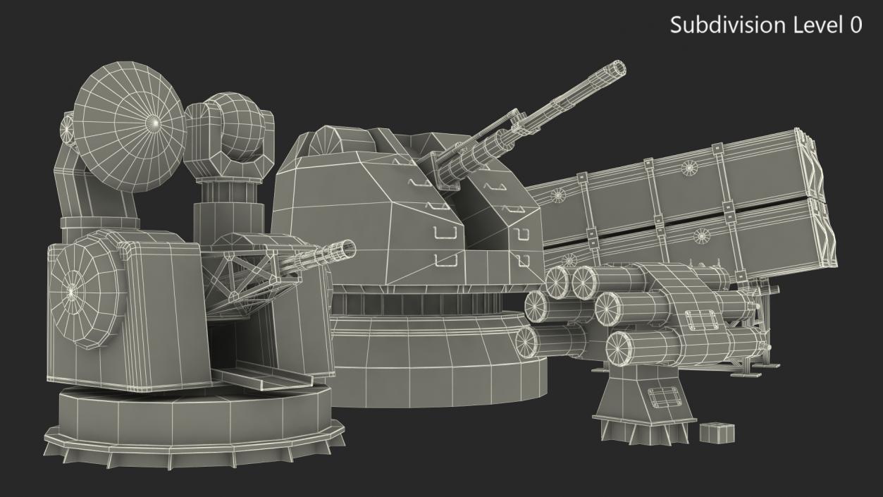 3D model Frigate Armament Set