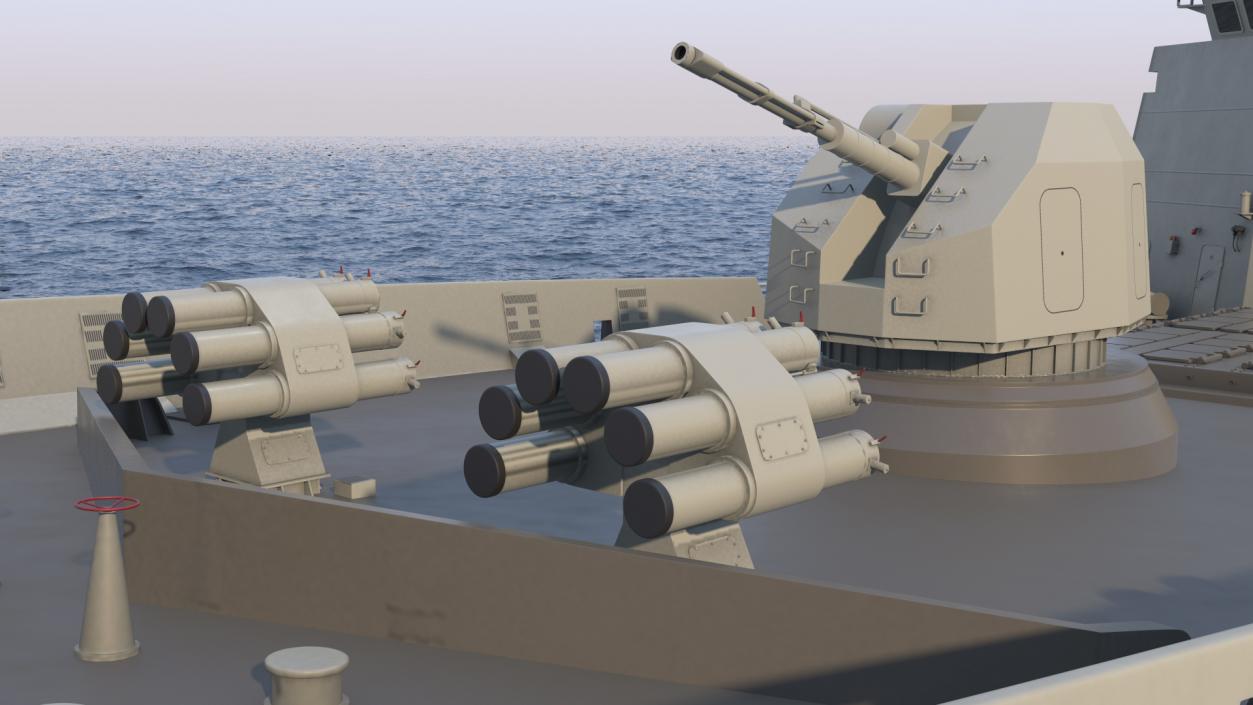 3D model Frigate Armament Set