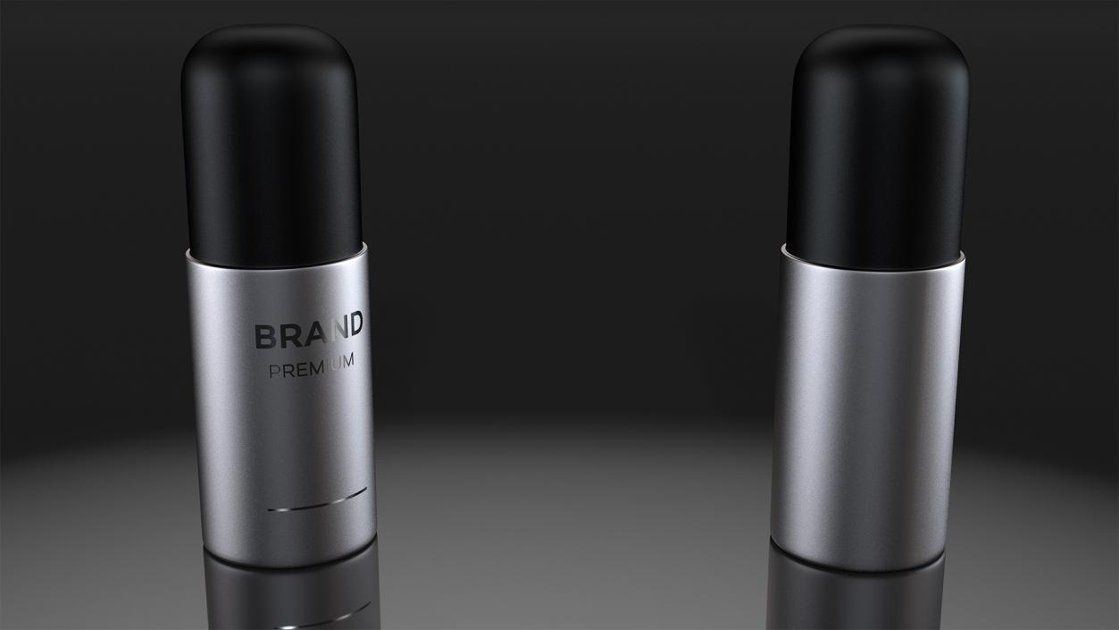 3D Black Spray Bottle model