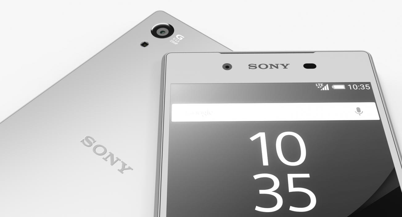 3D model Sony Xperia Z5 White