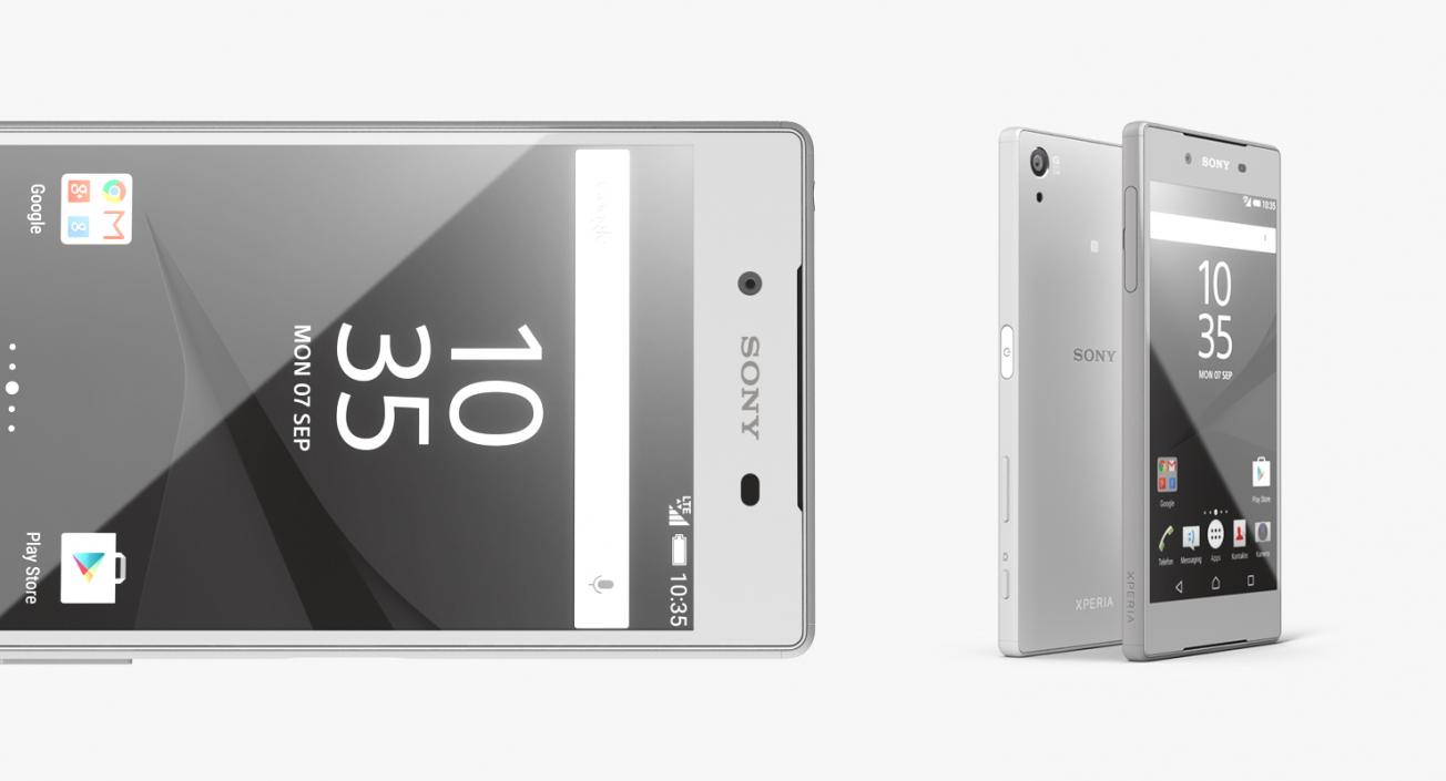 3D model Sony Xperia Z5 White