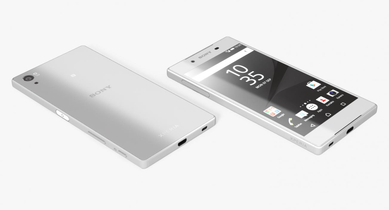 3D model Sony Xperia Z5 White