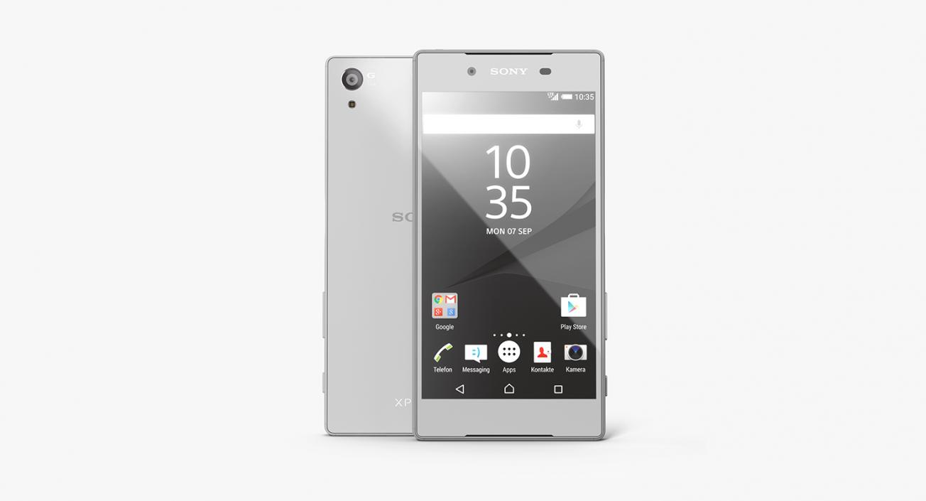 3D model Sony Xperia Z5 White