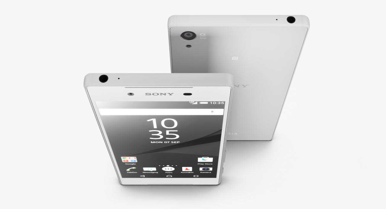 3D model Sony Xperia Z5 White