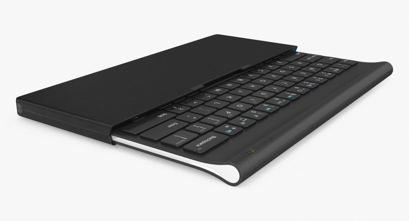 Logitech Tablet Keyboard with Cover Rigged 3D