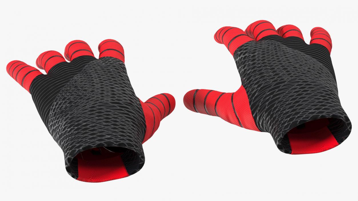 Spider Man Gloves 3D