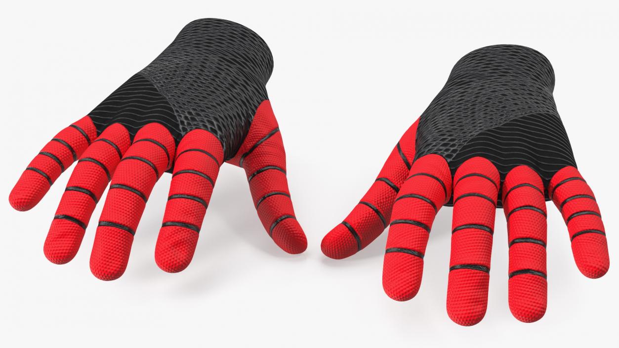 Spider Man Gloves 3D