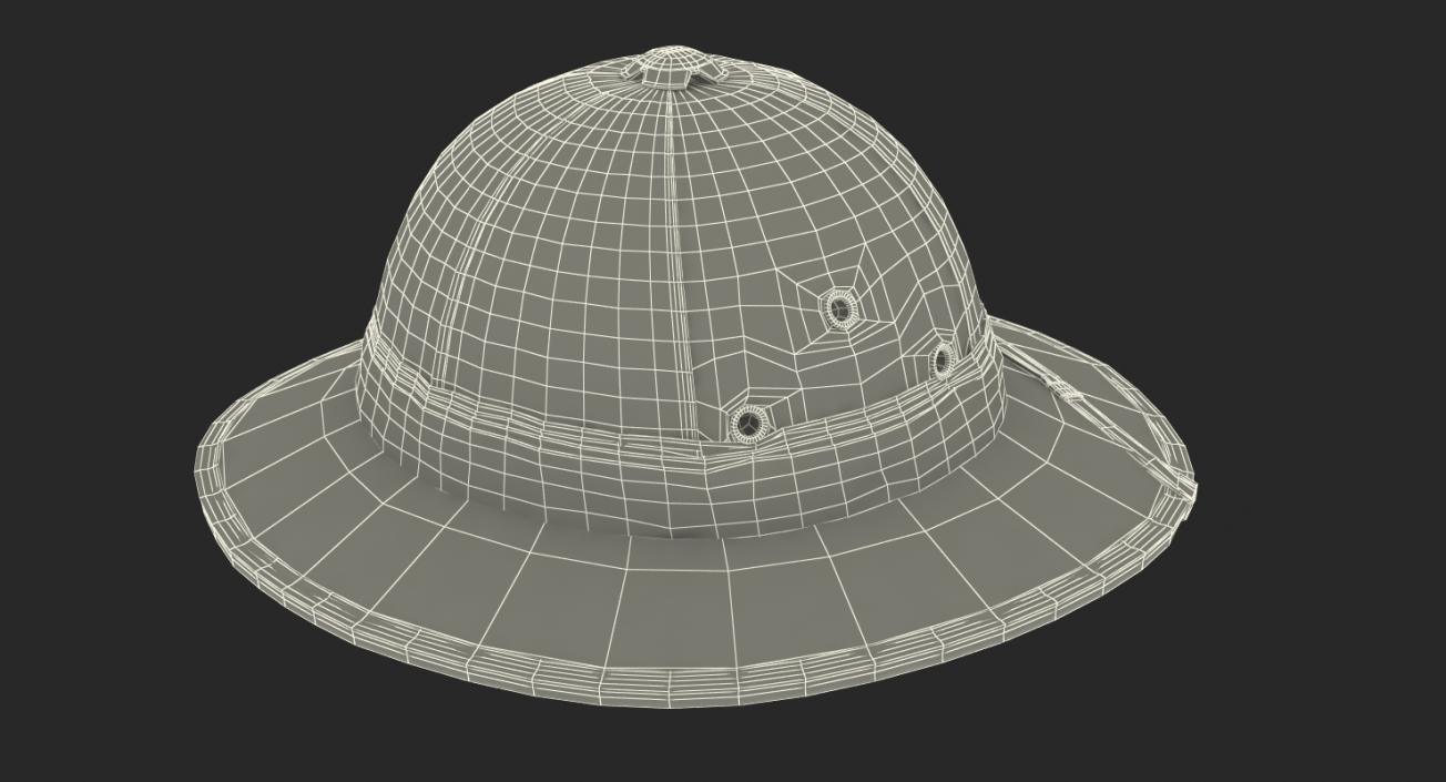 North Vietnamese Tropical Helmet 3D