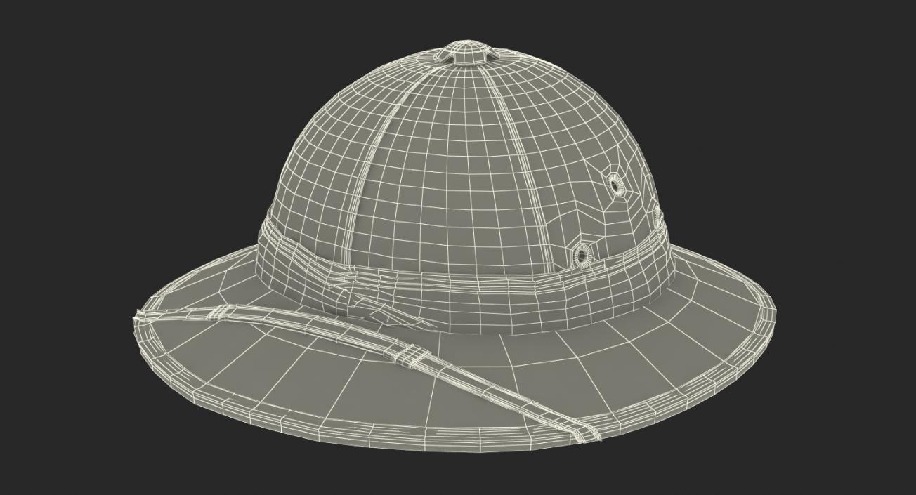 North Vietnamese Tropical Helmet 3D