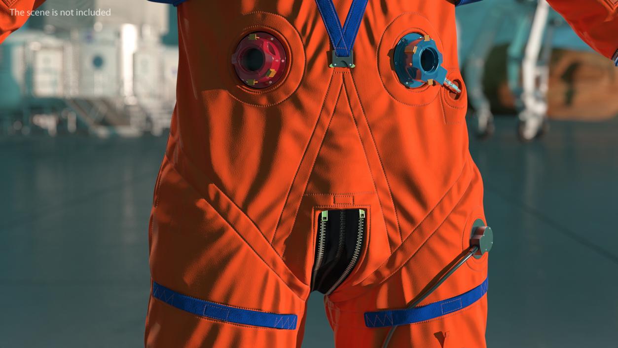 3D Orion Crew Survival System Spacesuit