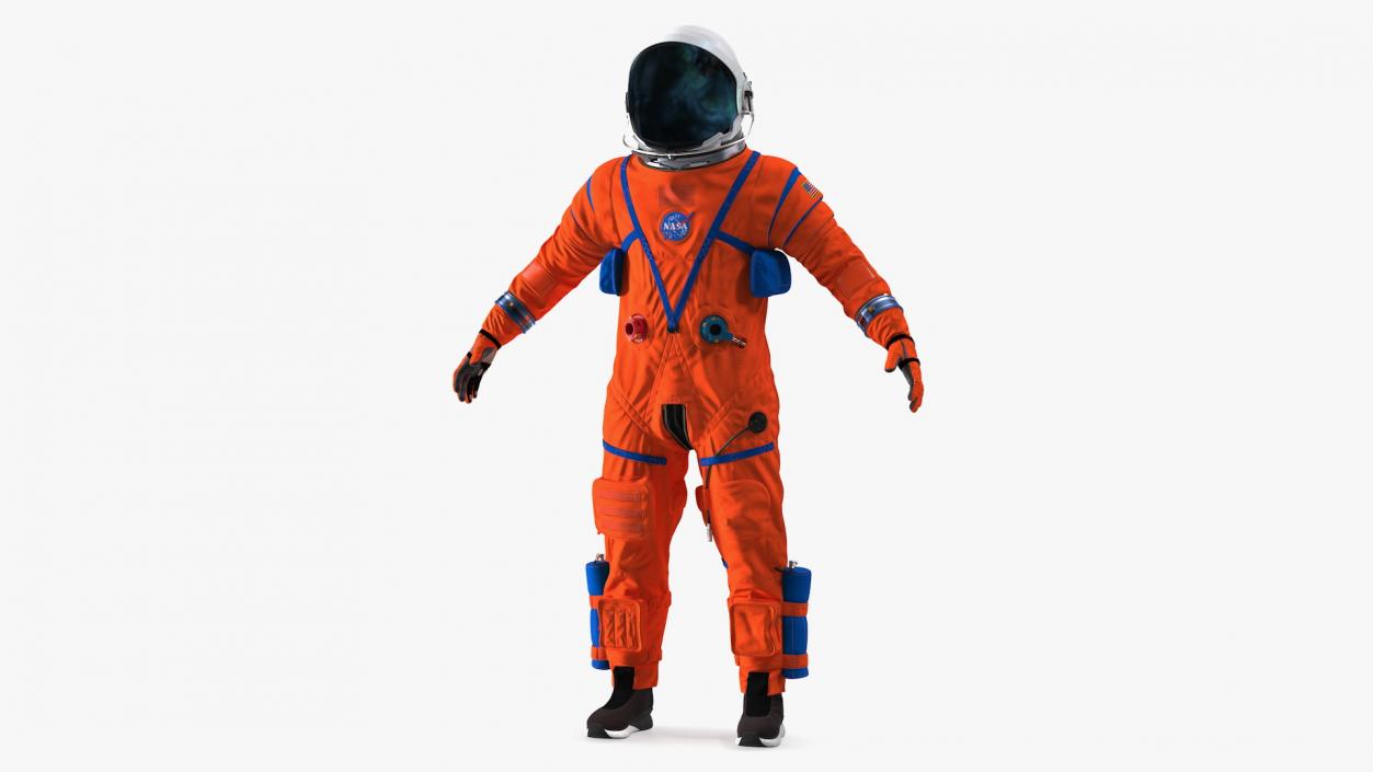 3D Orion Crew Survival System Spacesuit