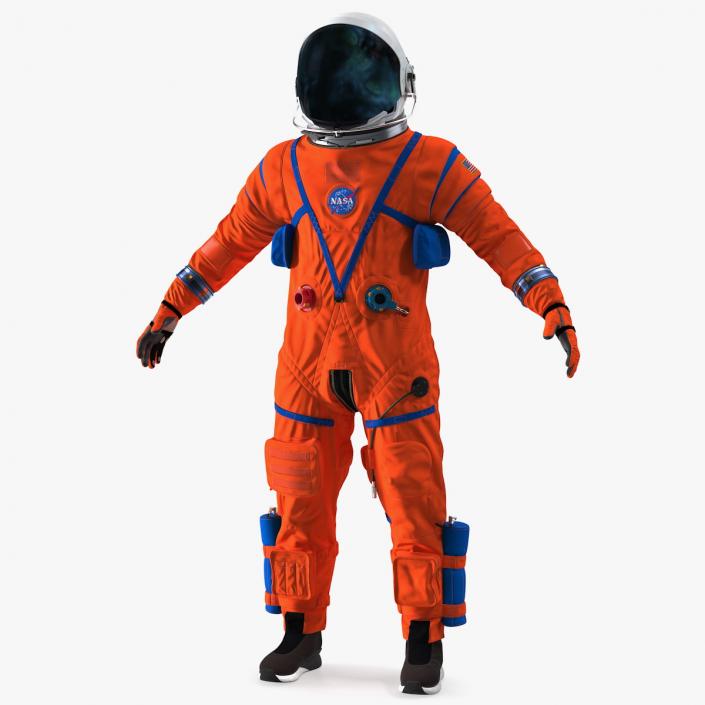 3D Orion Crew Survival System Spacesuit