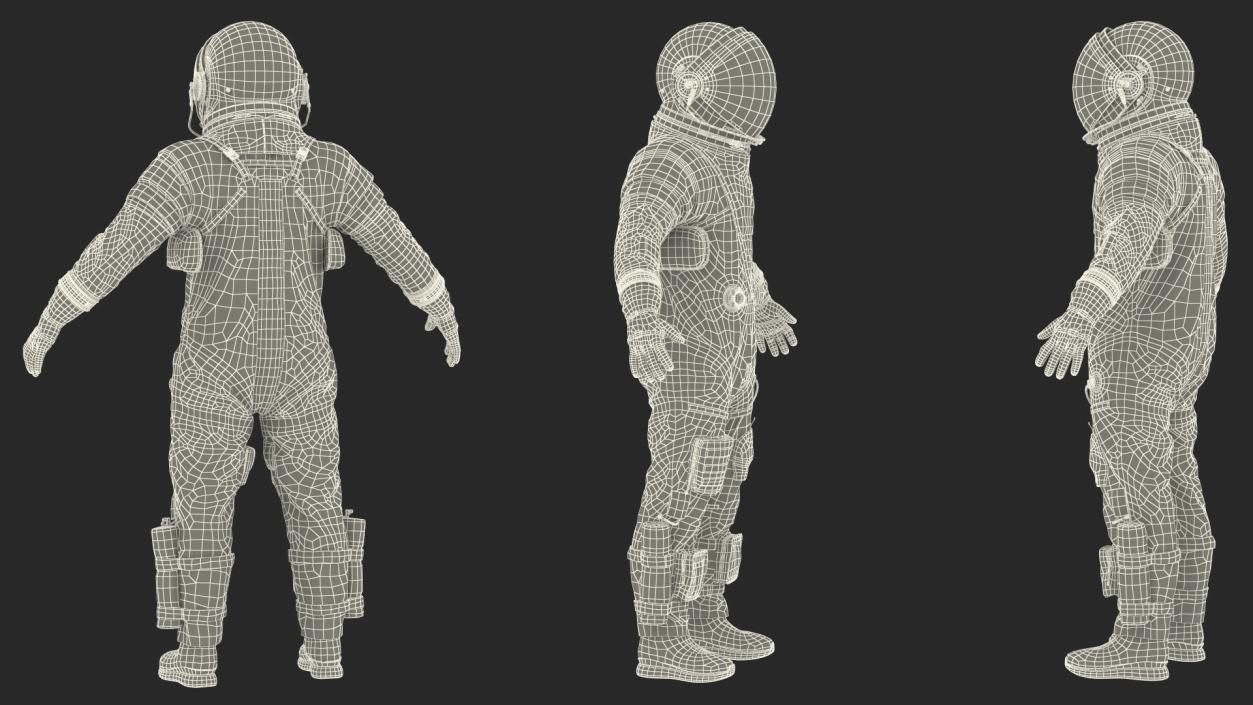 3D Orion Crew Survival System Spacesuit