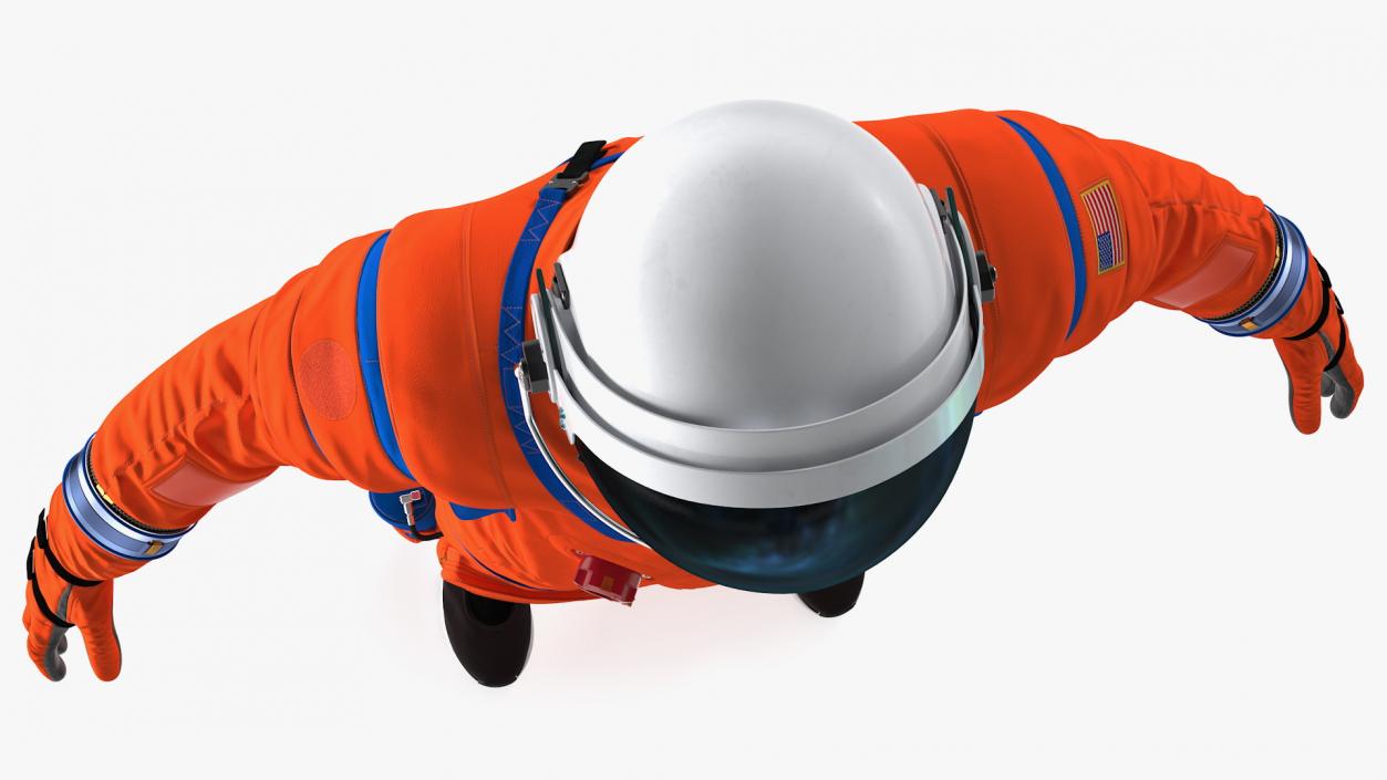 3D Orion Crew Survival System Spacesuit