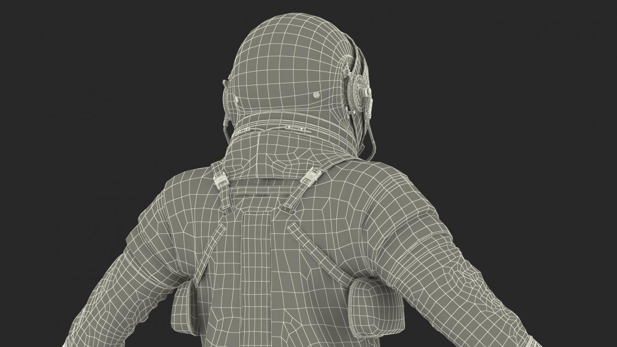 3D Orion Crew Survival System Spacesuit