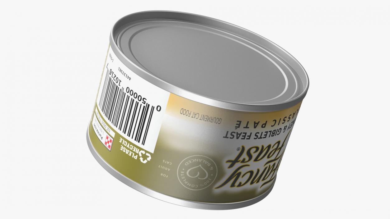 Cat Canned Food Fancy Feast 3D