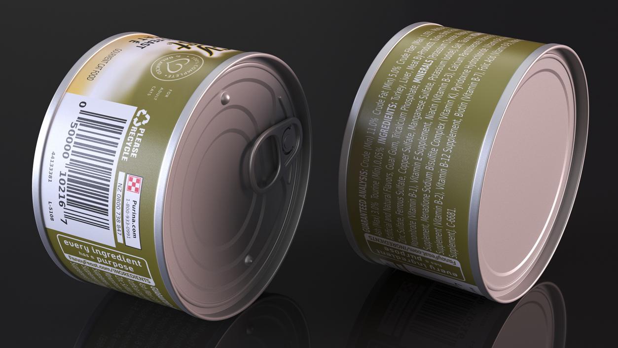 Cat Canned Food Fancy Feast 3D