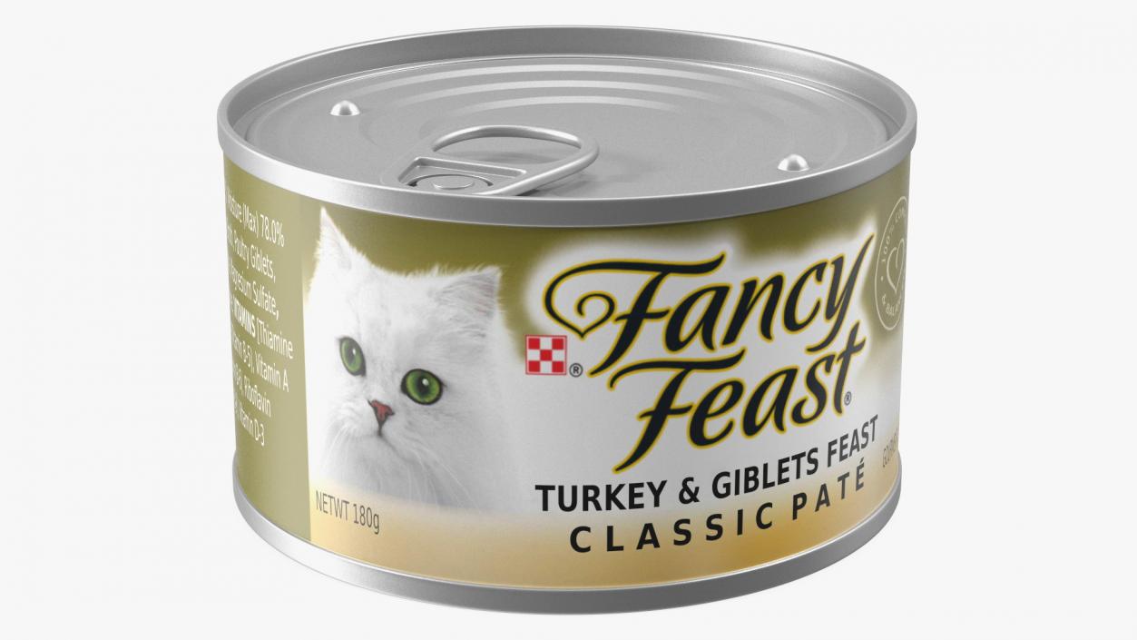 Cat Canned Food Fancy Feast 3D